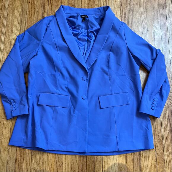 Torrid Blue Blazer - Picture 1 of 9
